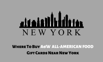 Where To Buy A&W All-American Food gift cards