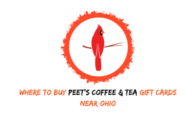 Where To Buy Peet's Coffee & Tea Gift Cards Near Ohio