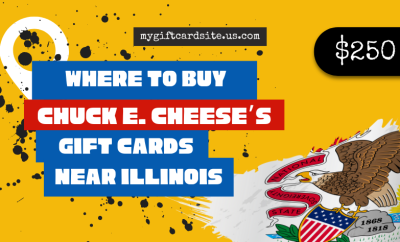 where to buy Chuck E. Cheese’s gift cards near Illinois