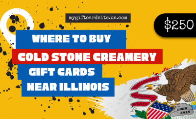 where to buy Cold Stone Creamery gift cards near Illinois