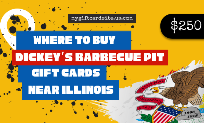 where to buy Dickey’s Barbecue Pit gift cards near Illinois