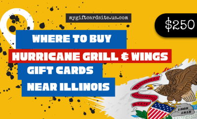 where to buy Hurricane Grill & Wings gift cards near Illinois