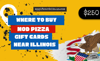 where to buy MOD Pizza gift cards near Illinois