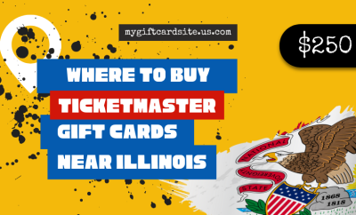 where to buy Ticketmaster gift cards near Illinois