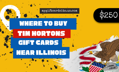 where to buy Tim Hortons gift cards near Illinois