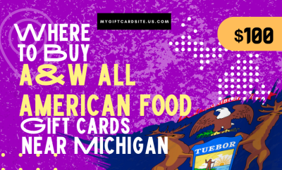 Where To Buy A&W All-American Food Gift Cards Near Michigan