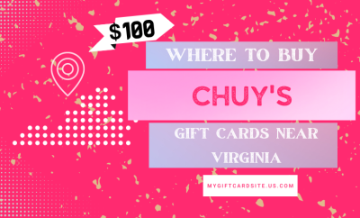 Where To Buy Chuy’s Gift Cards Near Virginia