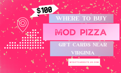 Where To Buy MOD Pizza Gift Cards Near Virginia