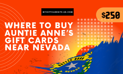 where to buy Auntie Anne’s gift cards near Nevada